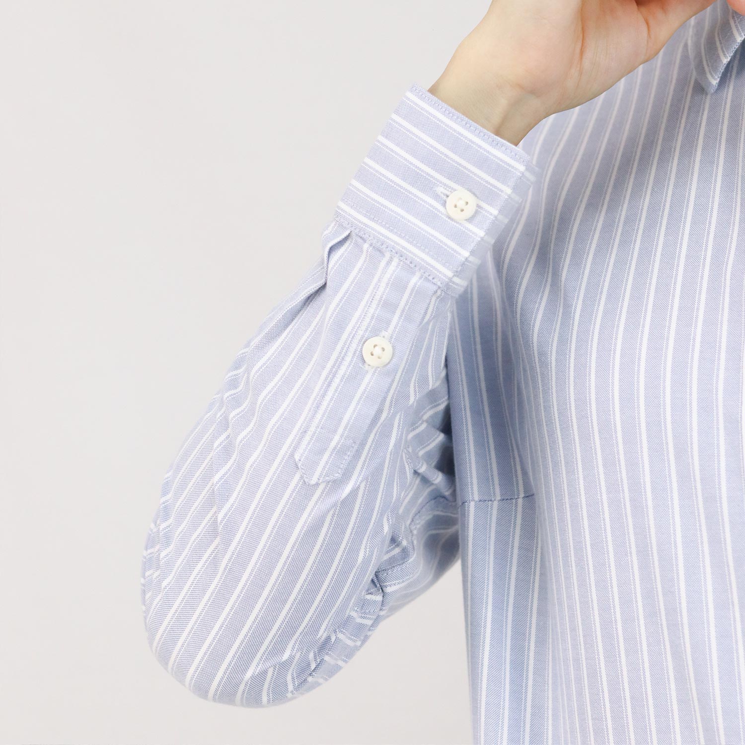 Women Oxford Shirt With Small Lion Embroidery