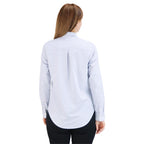 Women Oxford Shirt With Small Lion Embroidery