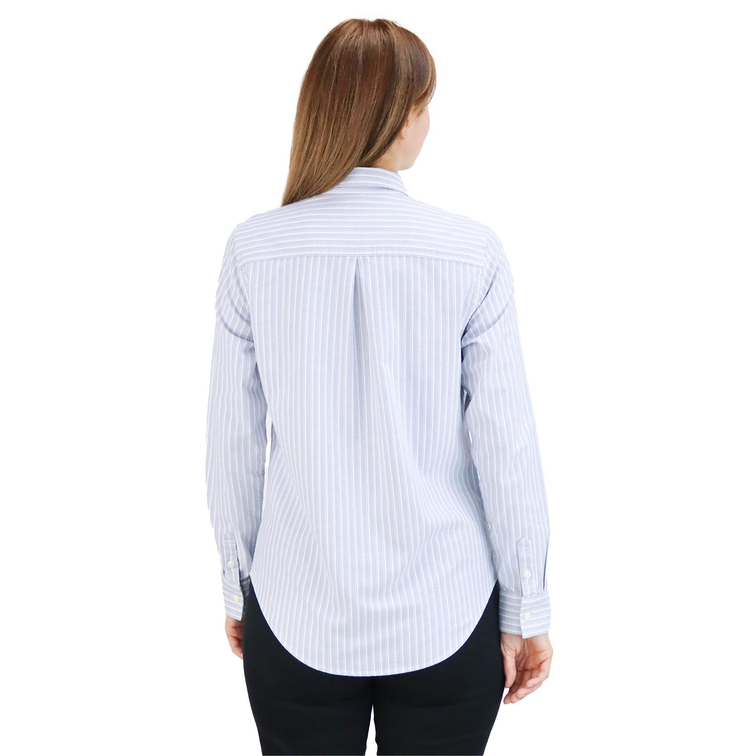 Women Oxford Shirt With Small Lion Embroidery
