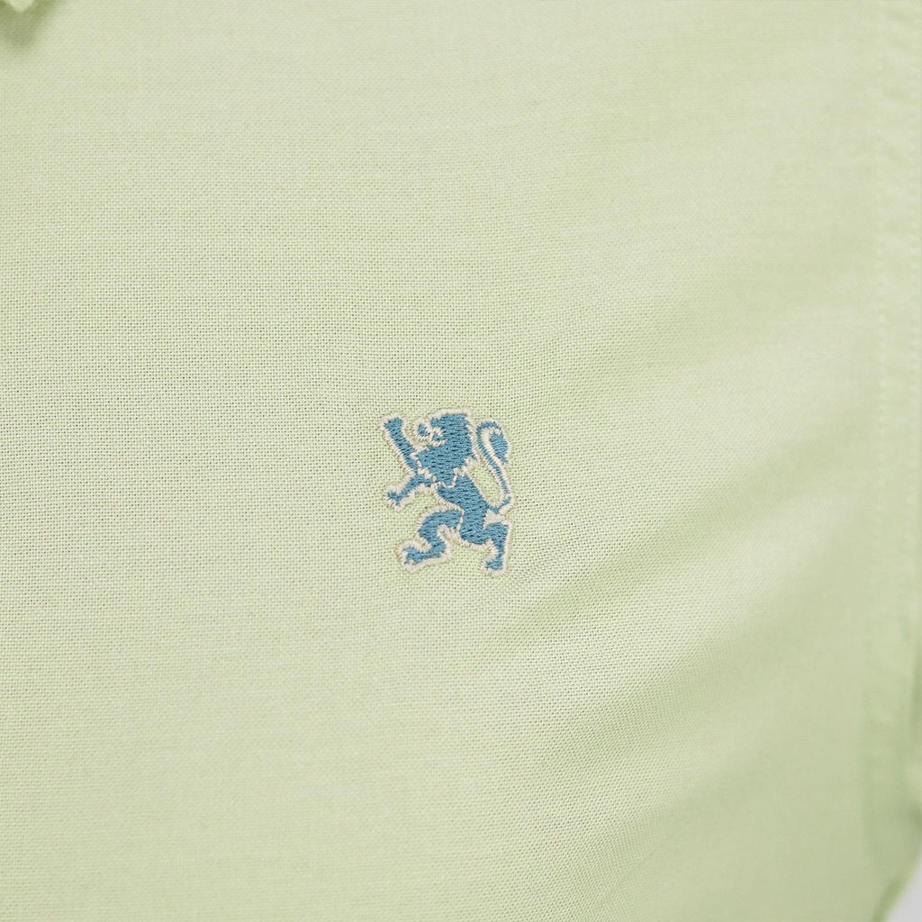 Women Oxford Shirt With Small Lion Embroidery