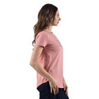 Women's Cotton Jersey Crew Neck Logo Print Tee