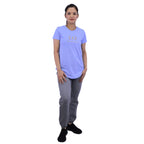 Women's Cotton Jersey Crew Neck Logo Print Tee