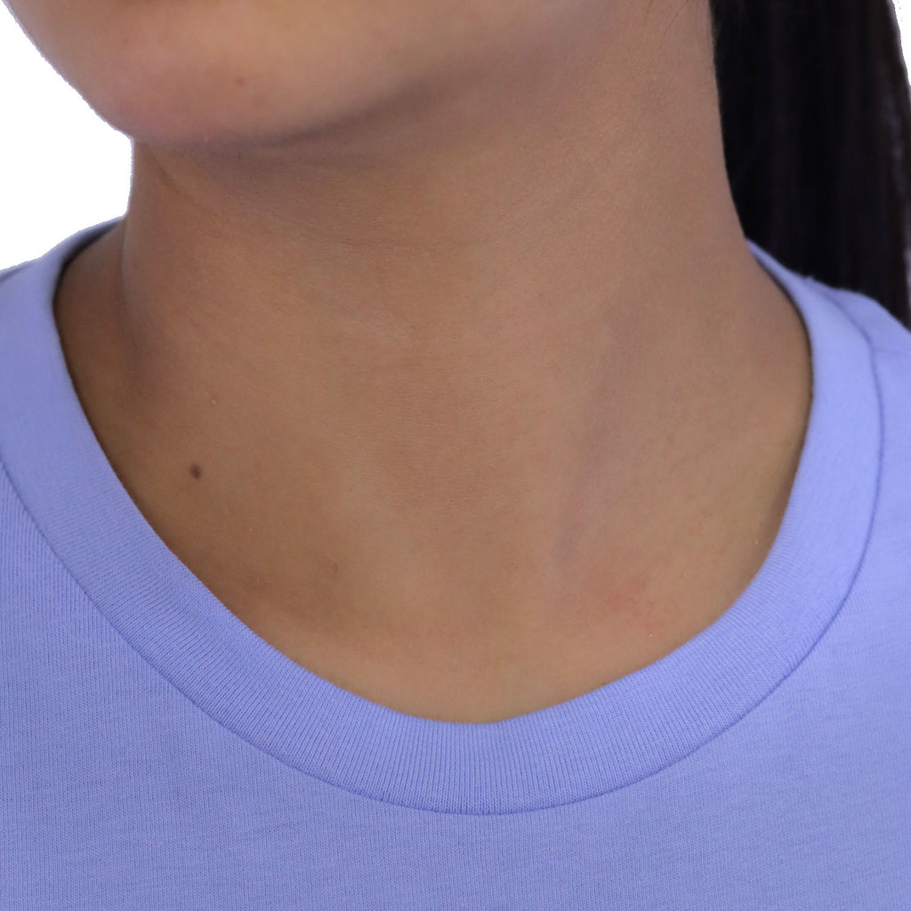 Women's Cotton Jersey Crew Neck Logo Print Tee