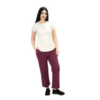 Women's Cotton Jersey Crew Neck Logo Print Tee