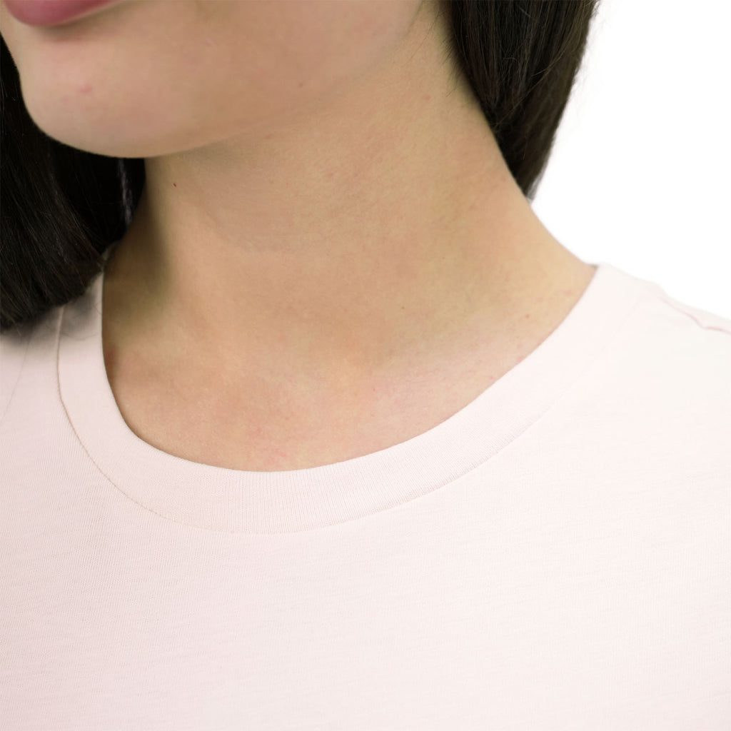 Women's Cotton Jersey Crew Neck Logo Print Tee