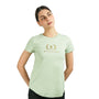 Women's Cotton Jersey Crew Neck Logo Print Tee