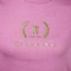 Women's Cotton Jersey Crew Neck Logo Print Tee