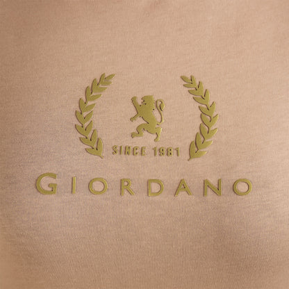 Women's Cotton Jersey Crew Neck Logo Print Tee