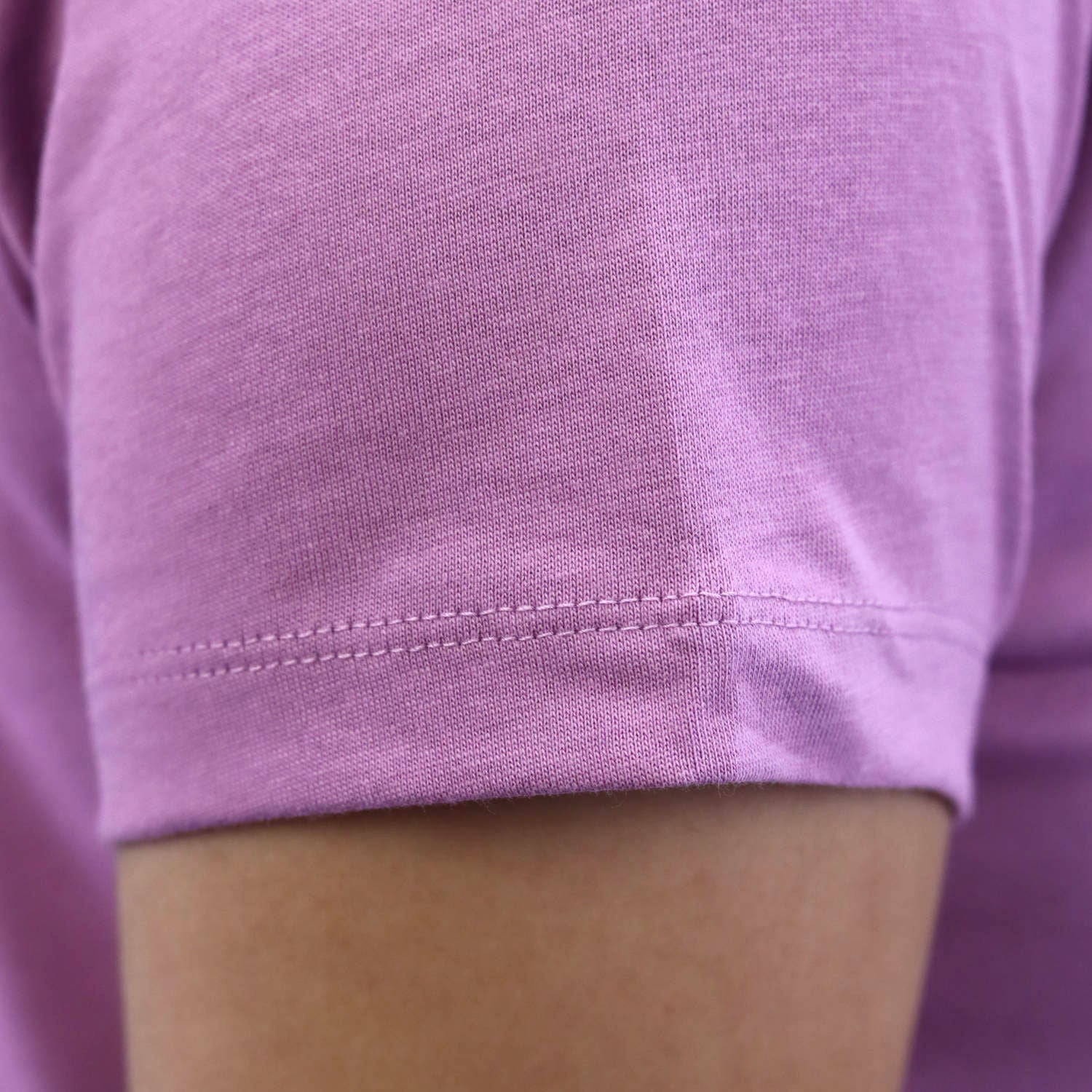 Women's Cotton Jersey Crew Neck Short Sleeve Message Print Tee