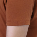 Women's Cotton Jersey Crew Neck Short Sleeve Message Print Tee