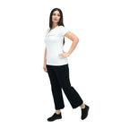 Women's Cotton Jersey Crew Neck Short Sleeve Message Print Tee
