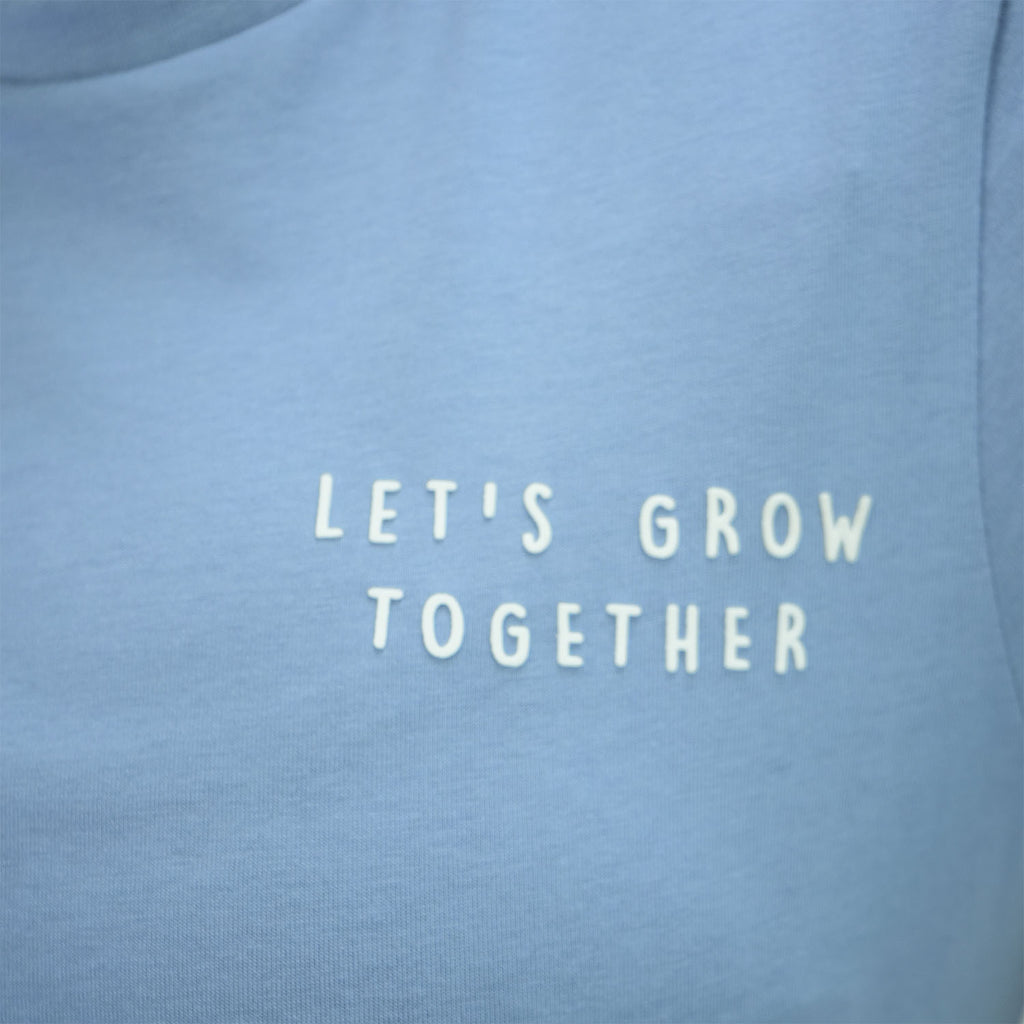Women's Cotton Jersey Crew Neck Short Sleeve Message Print Tee