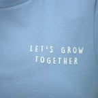 Women's Cotton Jersey Crew Neck Short Sleeve Message Print Tee
