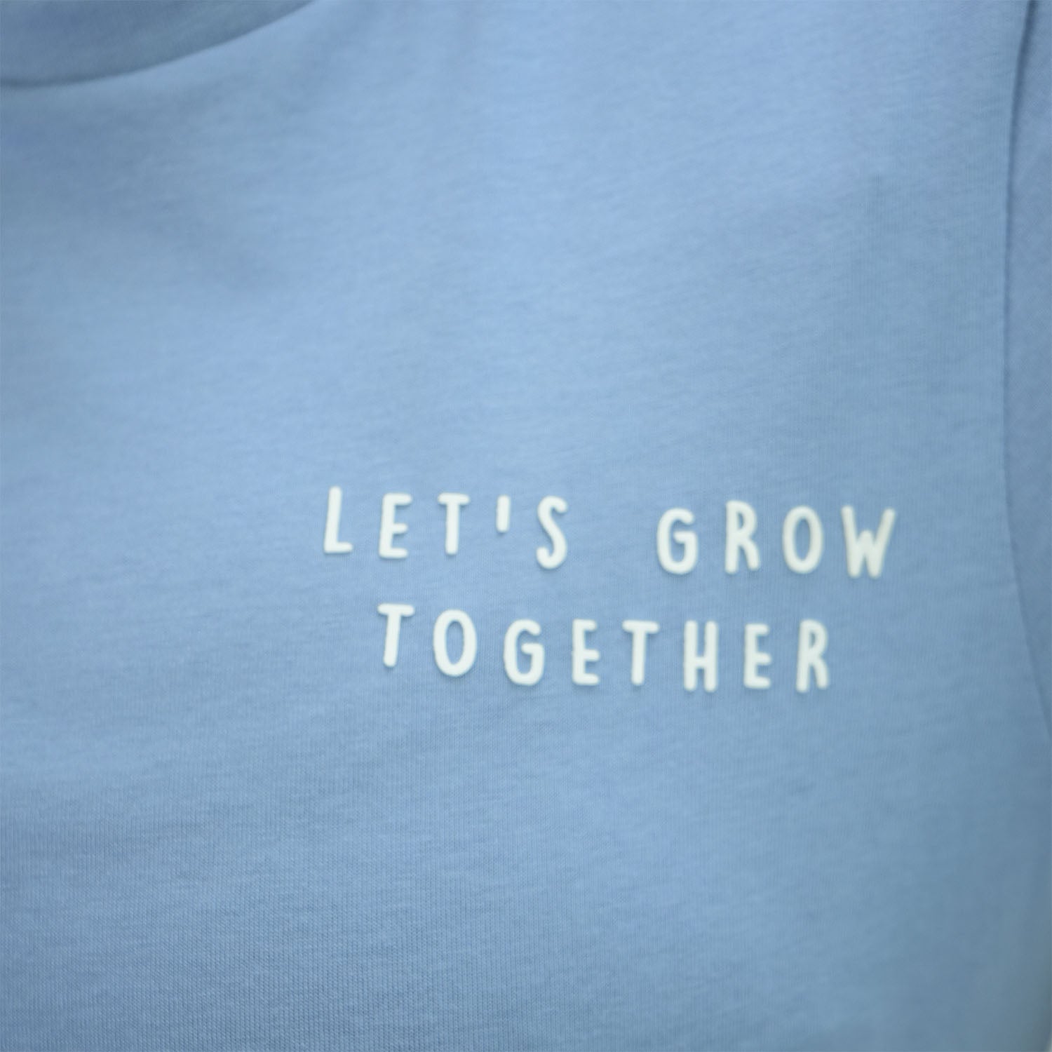 Women's Cotton Jersey Crew Neck Short Sleeve Message Print Tee