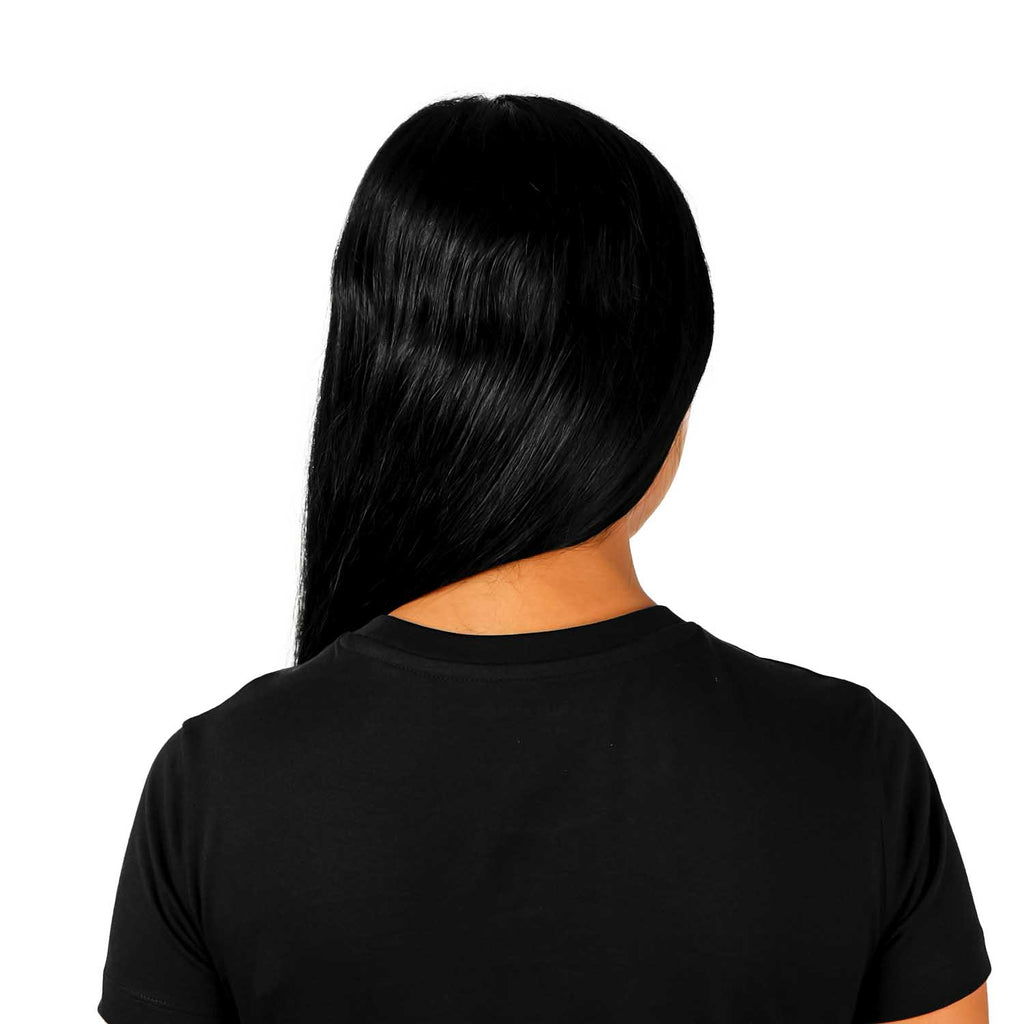 Women's Cotton Jersey Crew Neck Short Sleeve Message Print Tee