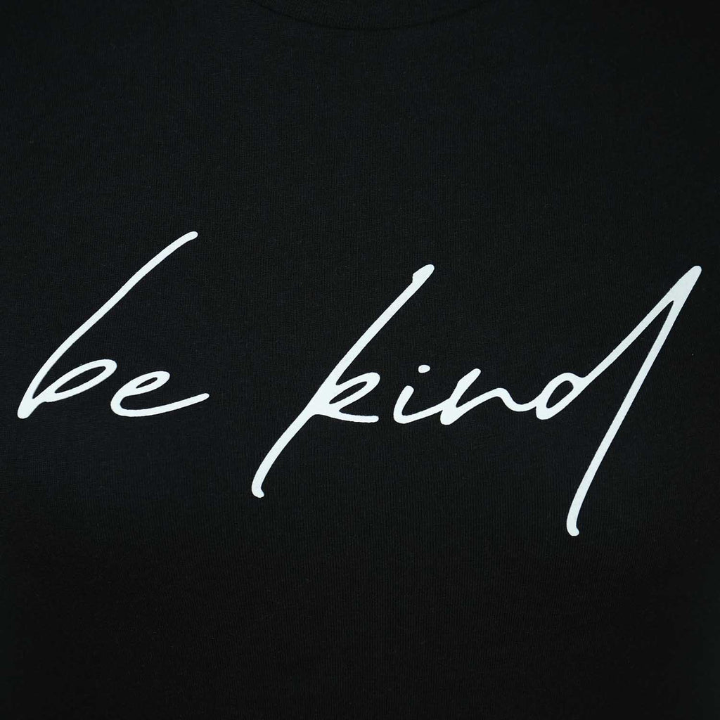 Women's Cotton Jersey Crew Neck Short Sleeve Message Print Tee