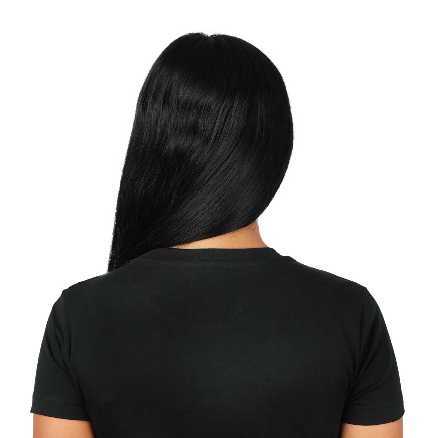 Women's Cotton Jersey Crew Neck Short Sleeve Message Print Tee