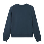 Women's Crew Neck Long Sleeve Boyfriend Fit Print Sweatshirt - Life Is A Journey Collection