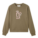 Women's Crew Neck Long Sleeve Boyfriend Fit Print Sweatshirt - Life Is A Journey Collection