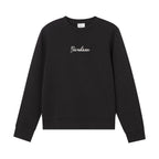 Giordano Women's Cotton-Blend Boyfriend Fit Sweatshirt-Black