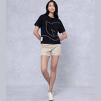 Women's Cotton Blend Print Tee