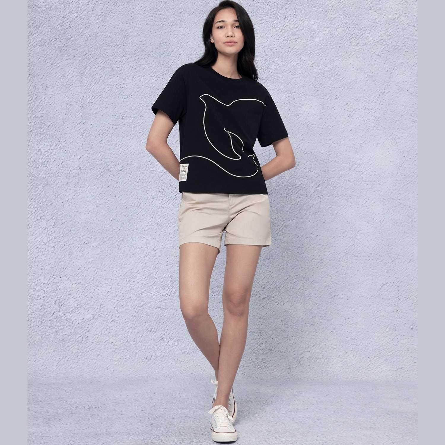 Women's Cotton Blend Print Tee