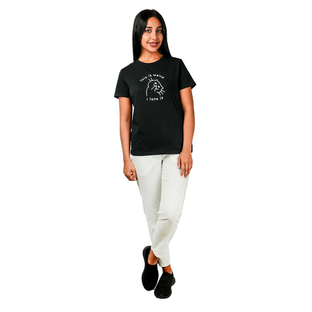 Women's Comfort Print Cotton Jersey Short Sleeve Tee