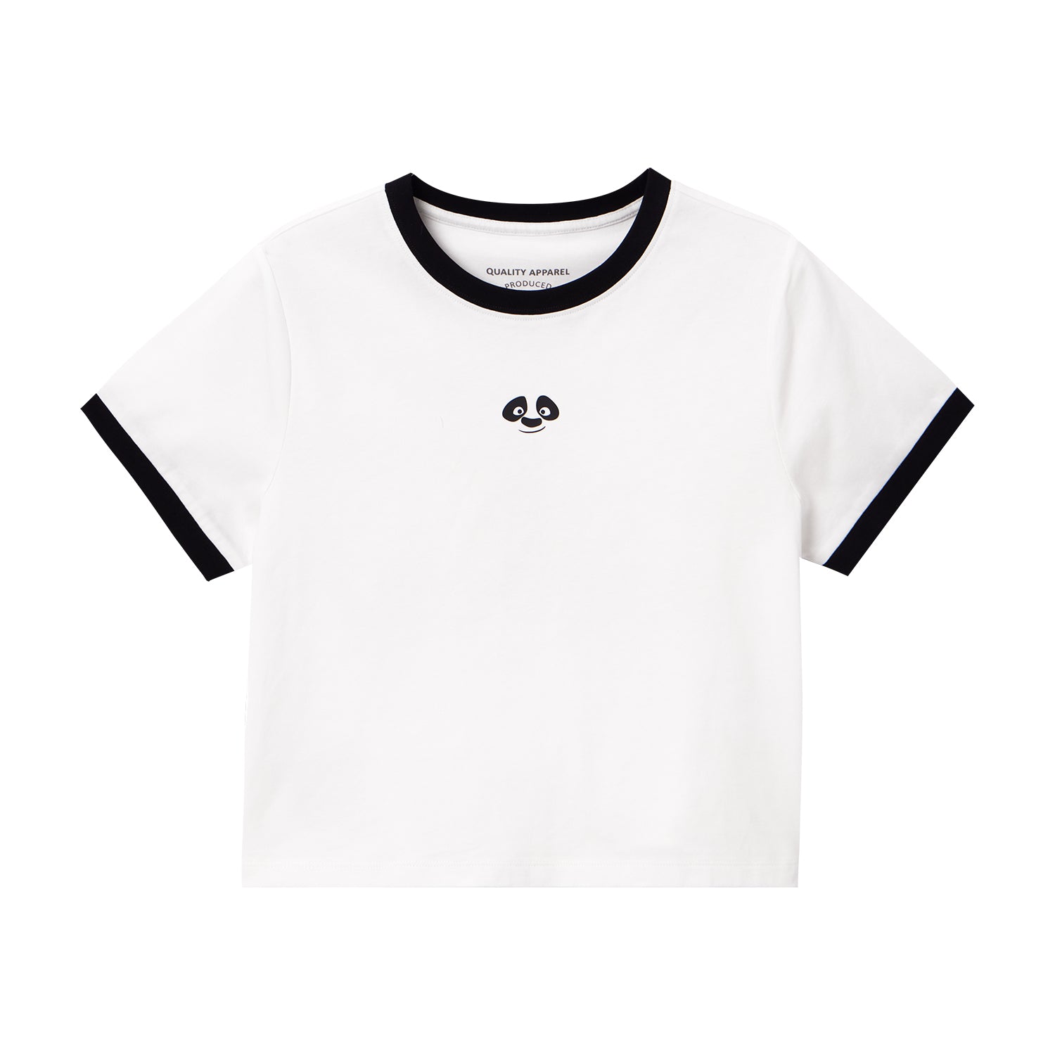 Women's Kung Fu Panda Crop Print Tee