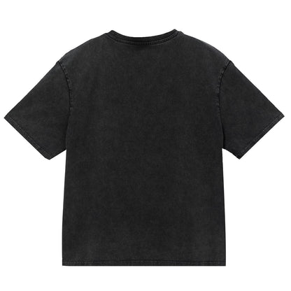 Women's Boyfriend Fit Cotton Tee - Washed Giordano Print