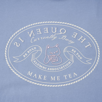Women's Boyfriend Fit Cotton-Polyester Crew Neck Print Tee