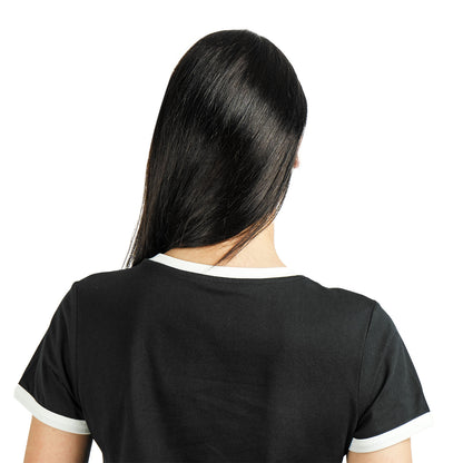 Women's Cotton Jersey Crewneck Short-Sleeve Comfort Fit Signature Print Tee