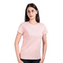 Women's Cotton Jersey Crewneck Short-Sleeve Comfort Fit Signature Print Tee