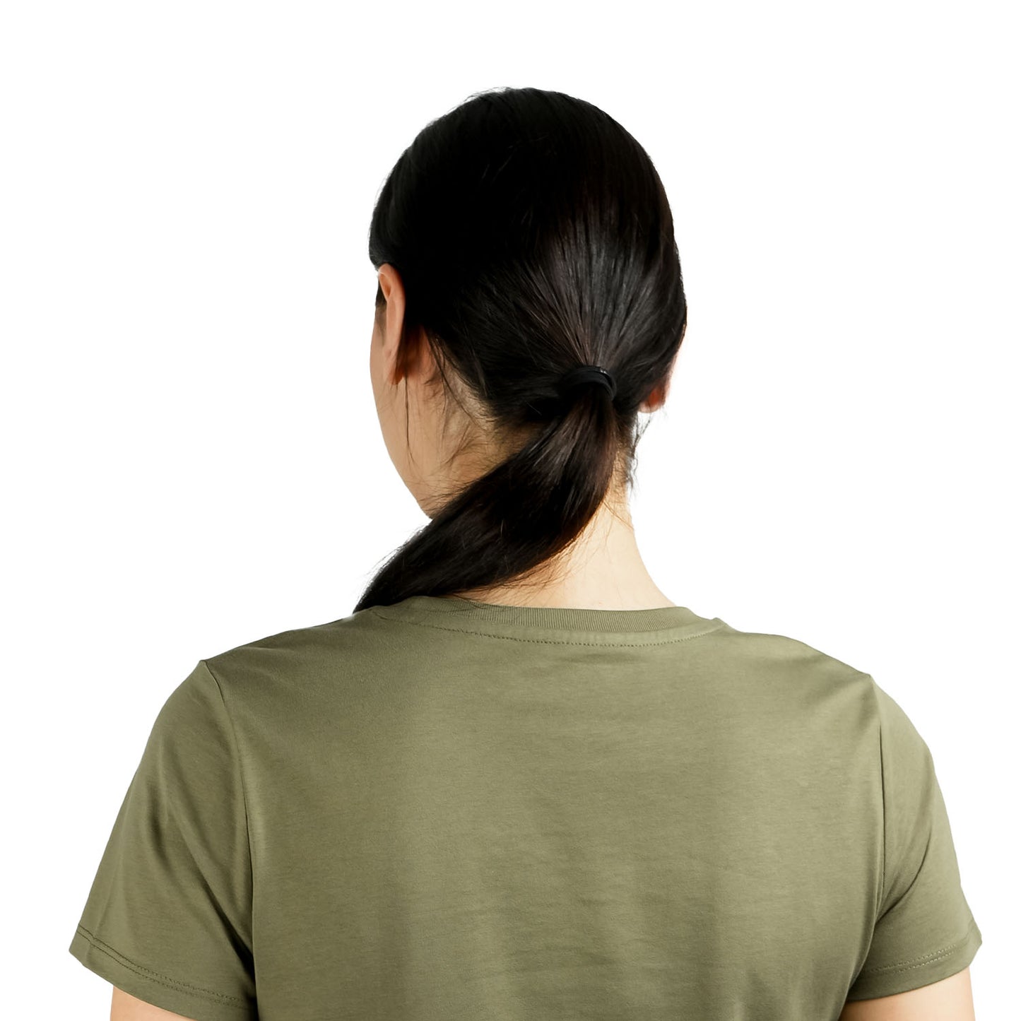 Women's Cotton Jersey Crewneck Short-Sleeve Comfort Fit Signature Print Tee