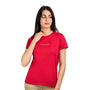 Women's Cotton Jersey Crewneck Short-Sleeve Comfort Fit Signature Print Tee