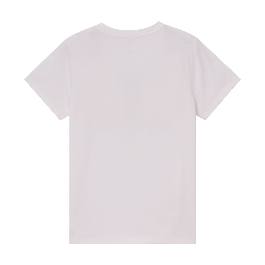 Women's Cotton Jersey Crewneck Short-Sleeve Comfort Fit Signature Print Tee