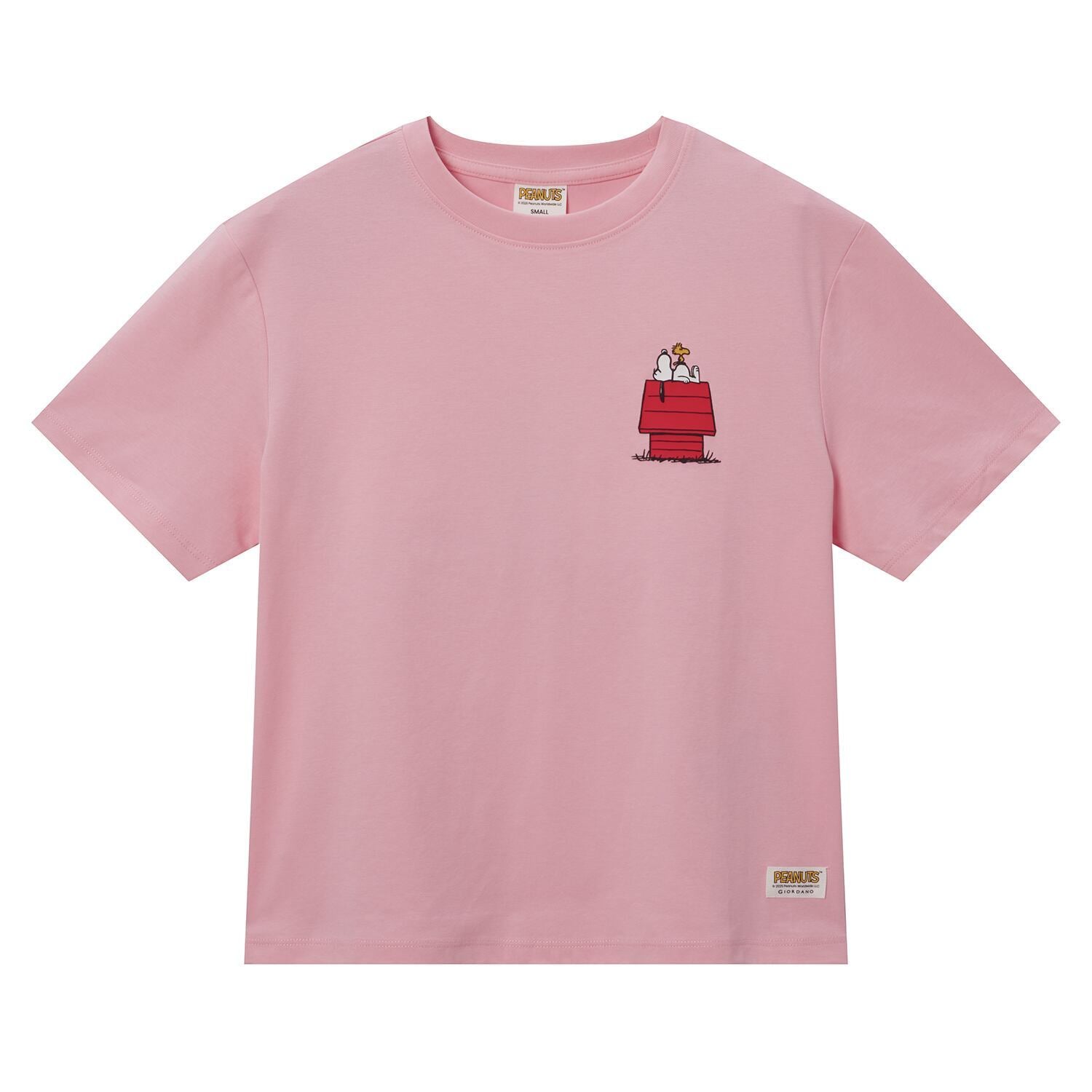 Women's Snoopy & Peanuts Comfort Print Tee - Snow White Boyfriend Fit