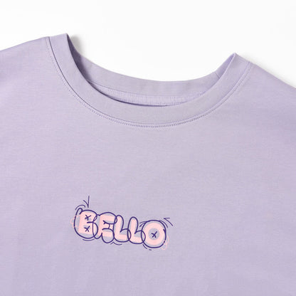 Women's Boyfriend Fit Cotton-Polyester Crew Neck Print Tee | Minion Collection