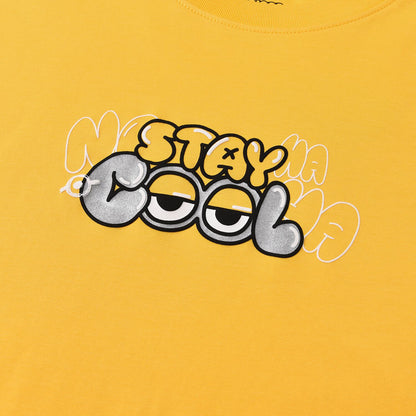 Women's Boyfriend Fit Cotton-Polyester Crew Neck Print Tee | Minion Collection