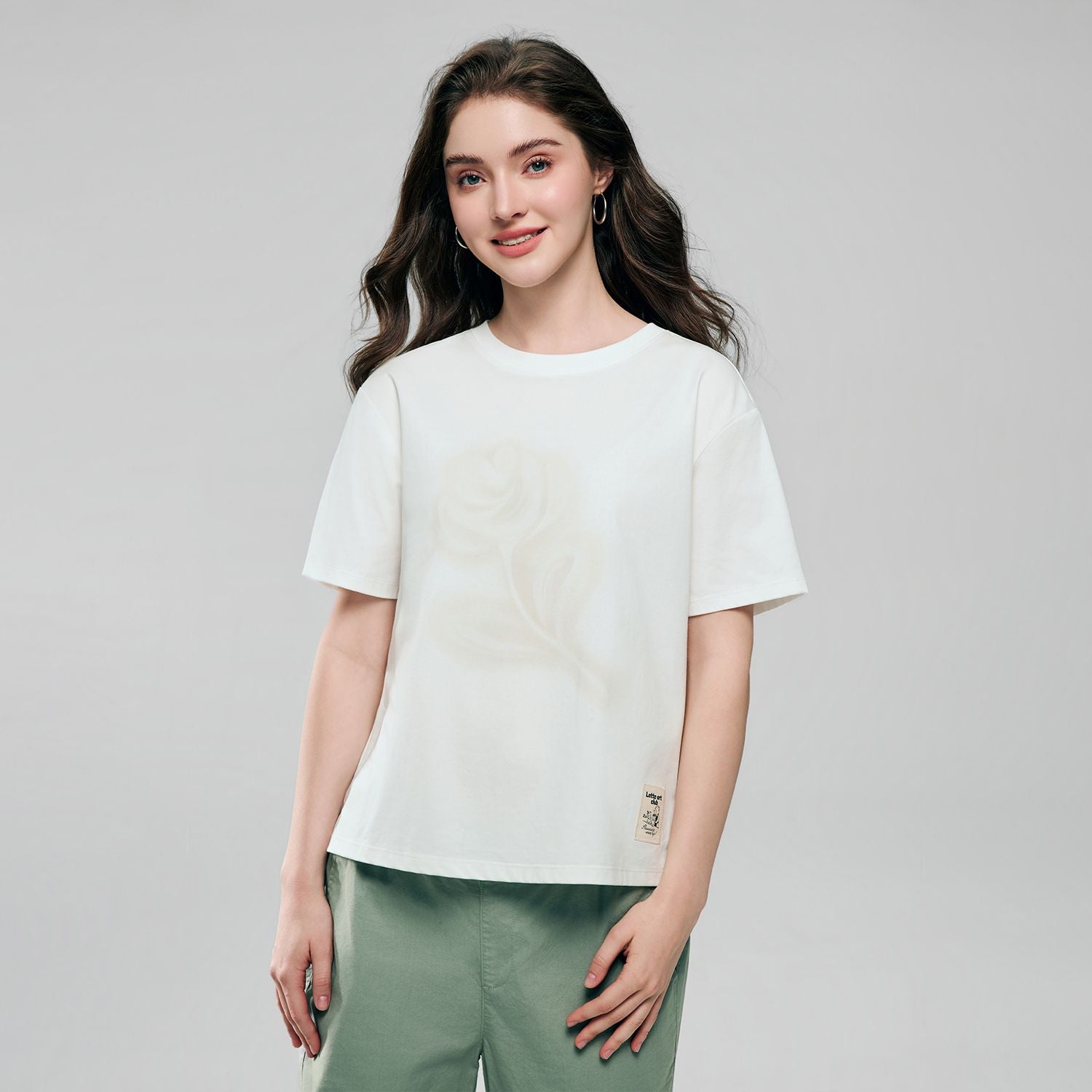 Women Cotton Graphic Tee