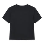 Women Boyfriend Cotton Print Crew Tee