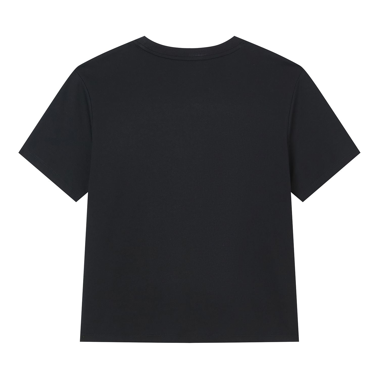 Women Boyfriend Cotton Print Crew Tee