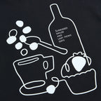 Women Boyfriend Cotton Print Crew Tee