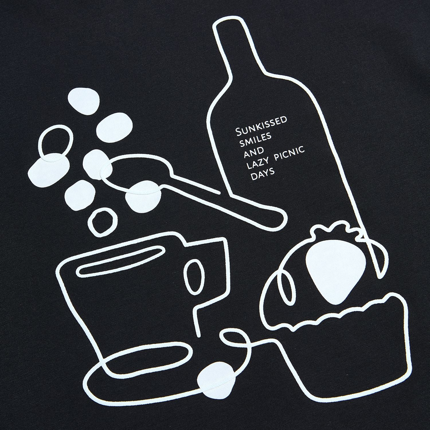 Women Boyfriend Cotton Print Crew Tee
