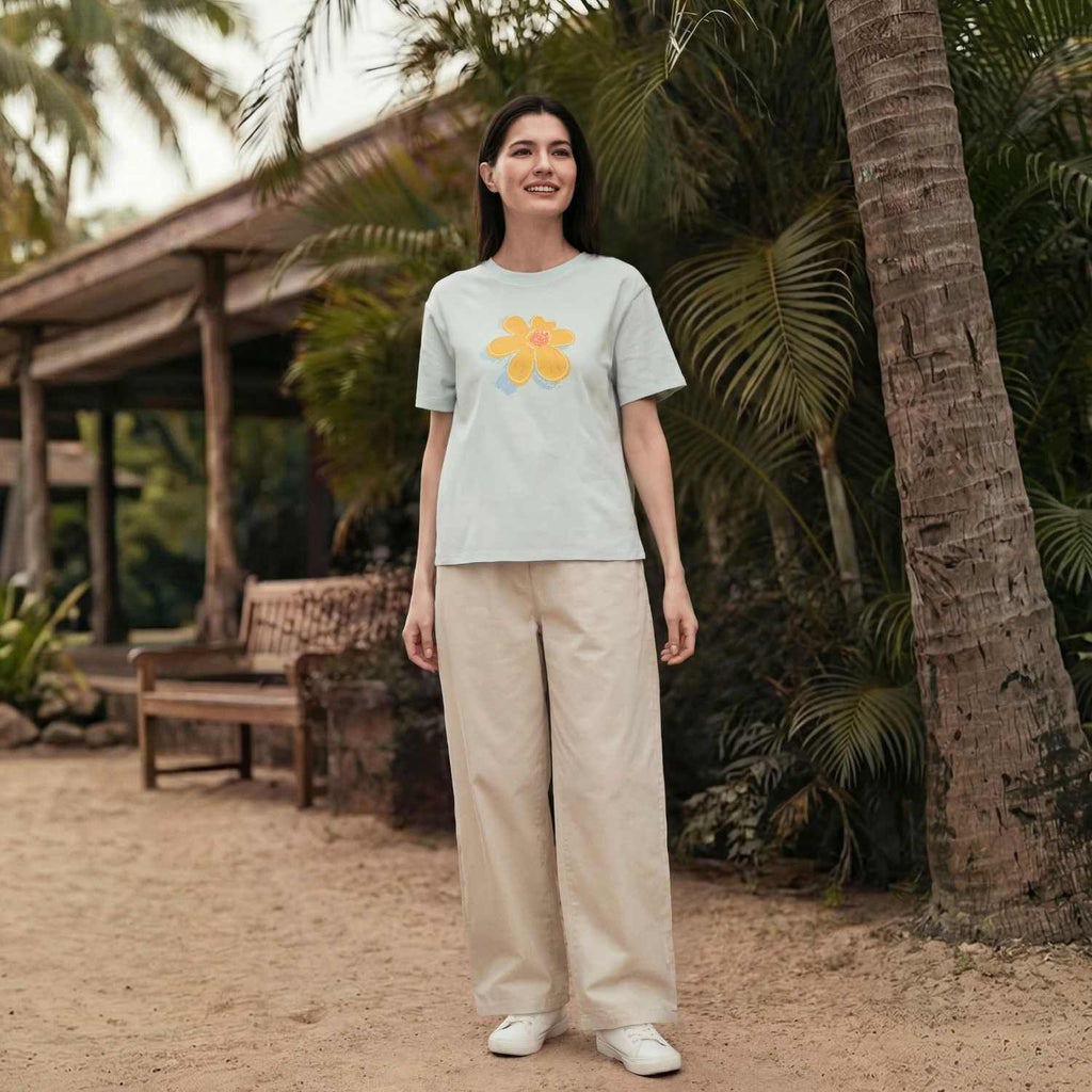 Women's Endless Lazy Days Flower Graphic Tee
