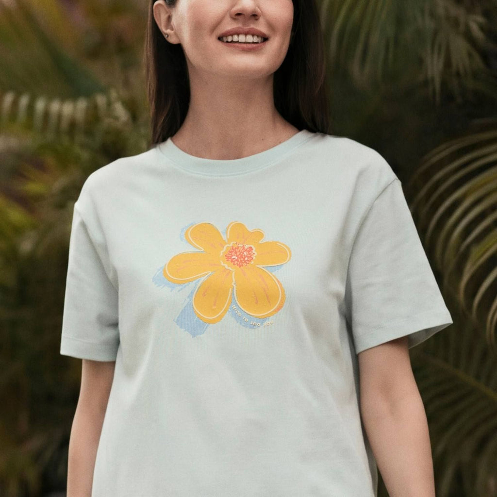Women's Endless Lazy Days Flower Graphic Tee