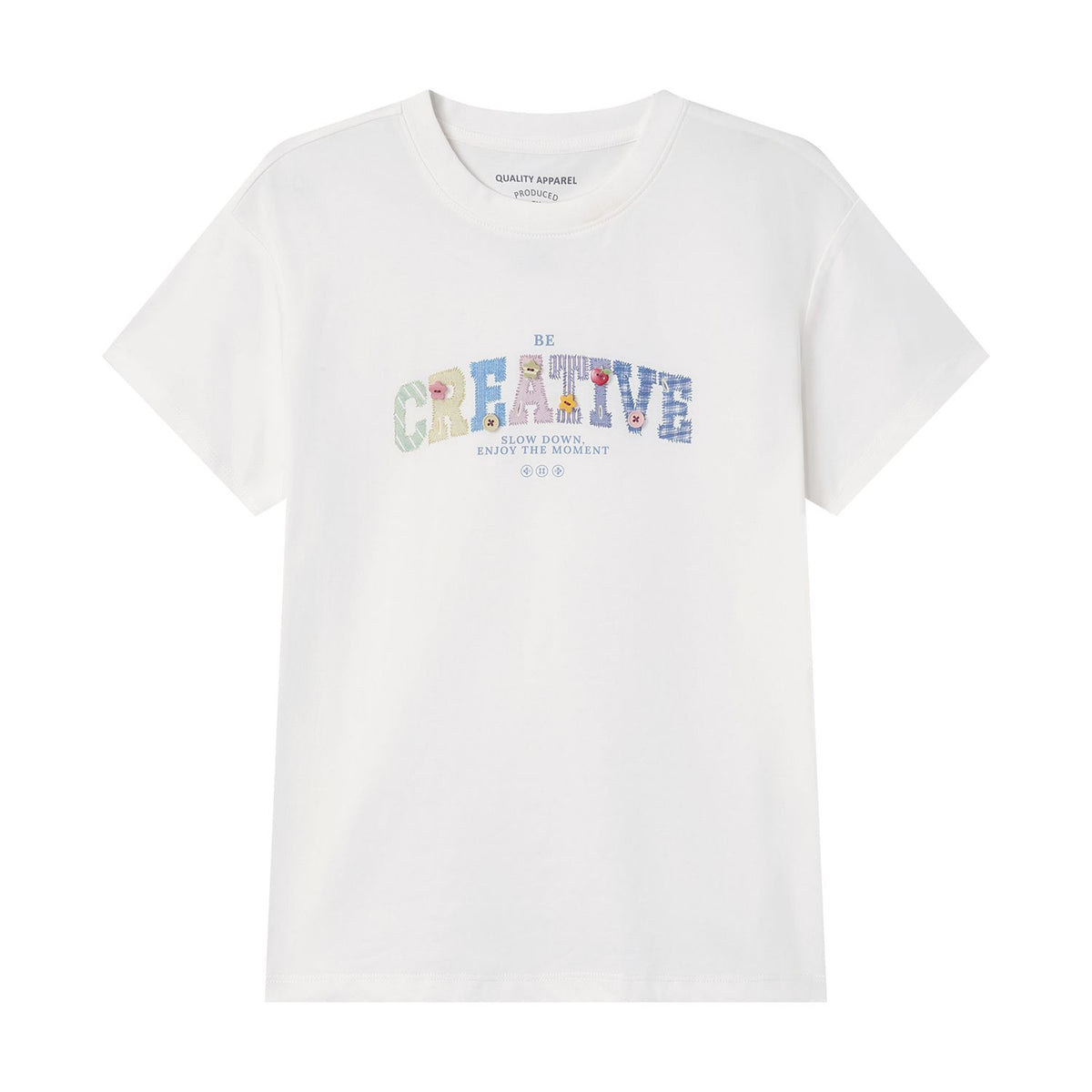 Women's Boyfriend Be Creative Graphic Tee