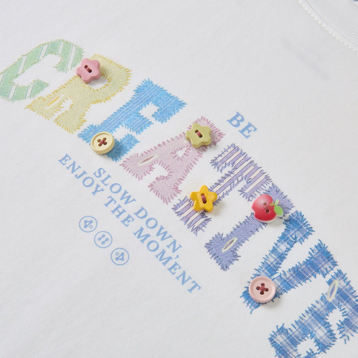 Women's Boyfriend Be Creative Graphic Tee