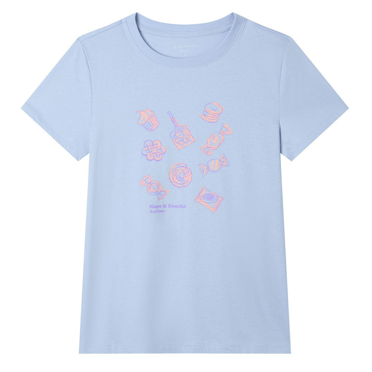 Women Regular Cotton Graphic Crew Tee