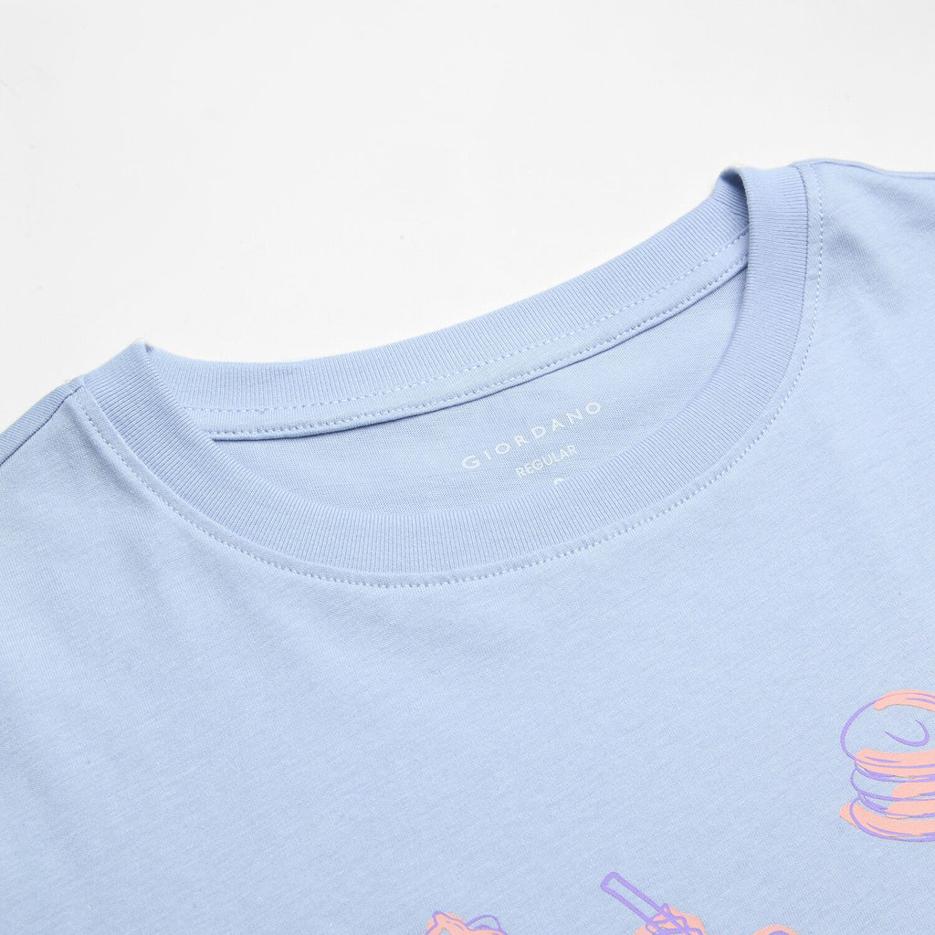 Women Regular Cotton Graphic Crew Tee