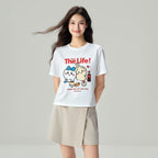 Women Chiikawa Cotton Graphic Tee